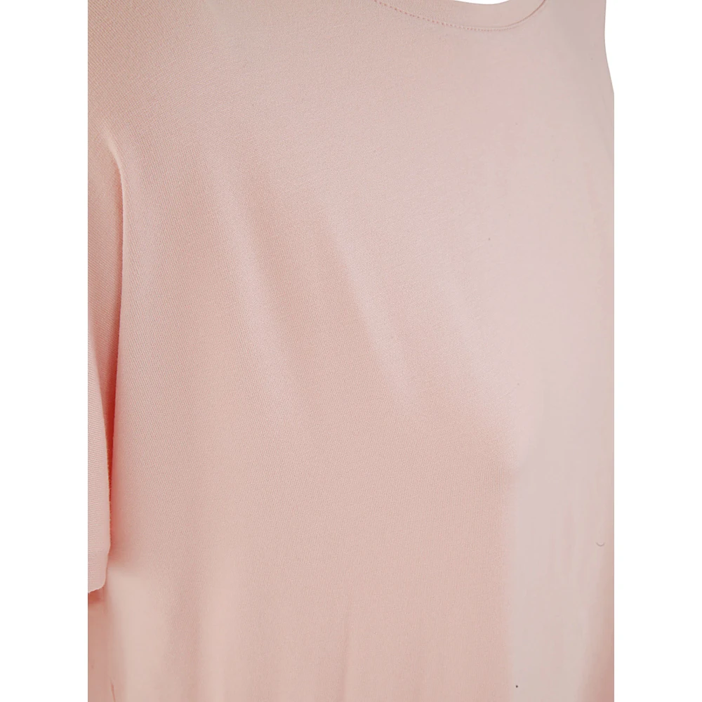 majestic filatures Marshmallow Ronde Hals T-shirt Pink Dames
