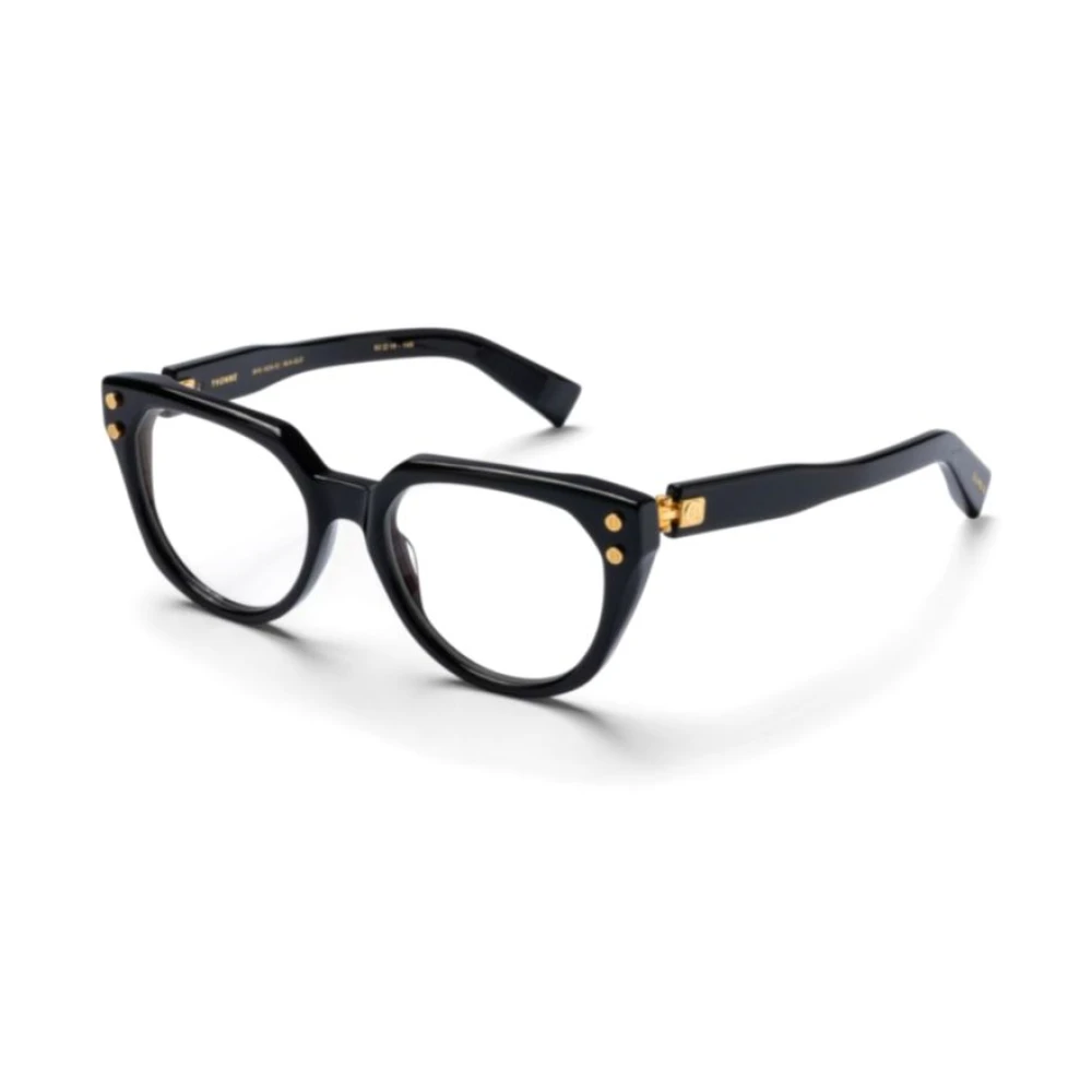 Balmain Unisex Black Yvonne Eyeglasses - Glasses - 52 Mm - Accessories