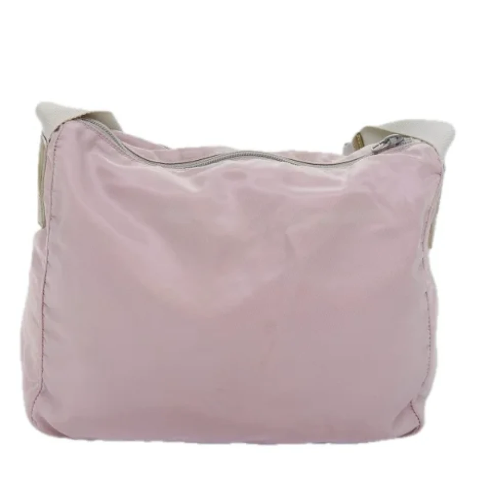 Prada Vintage Pre-owned Nylon prada-bags Pink Dames