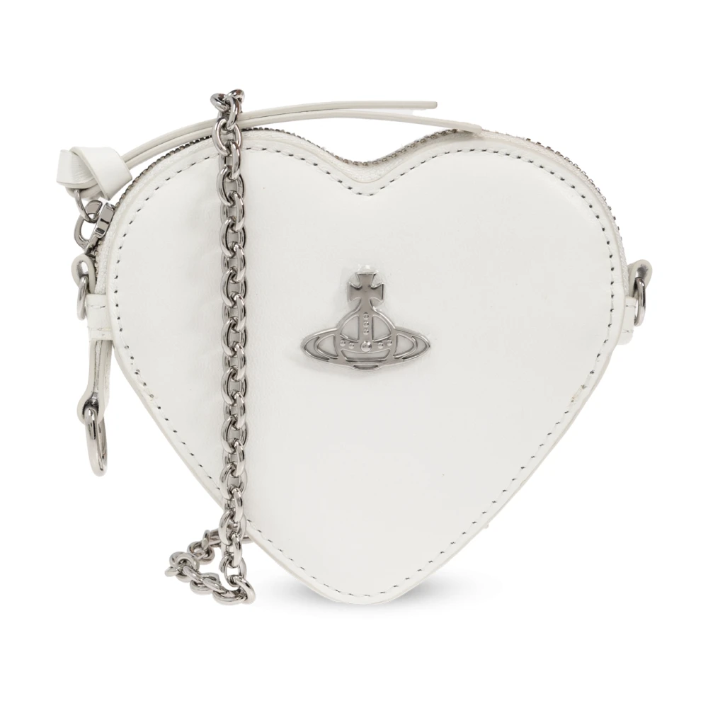 Vivienne Westwood Schoudertas in hartvorm White Dames