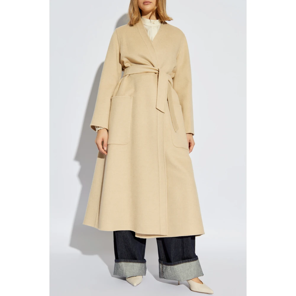 Max Mara Jas Vezzose Beige Dames