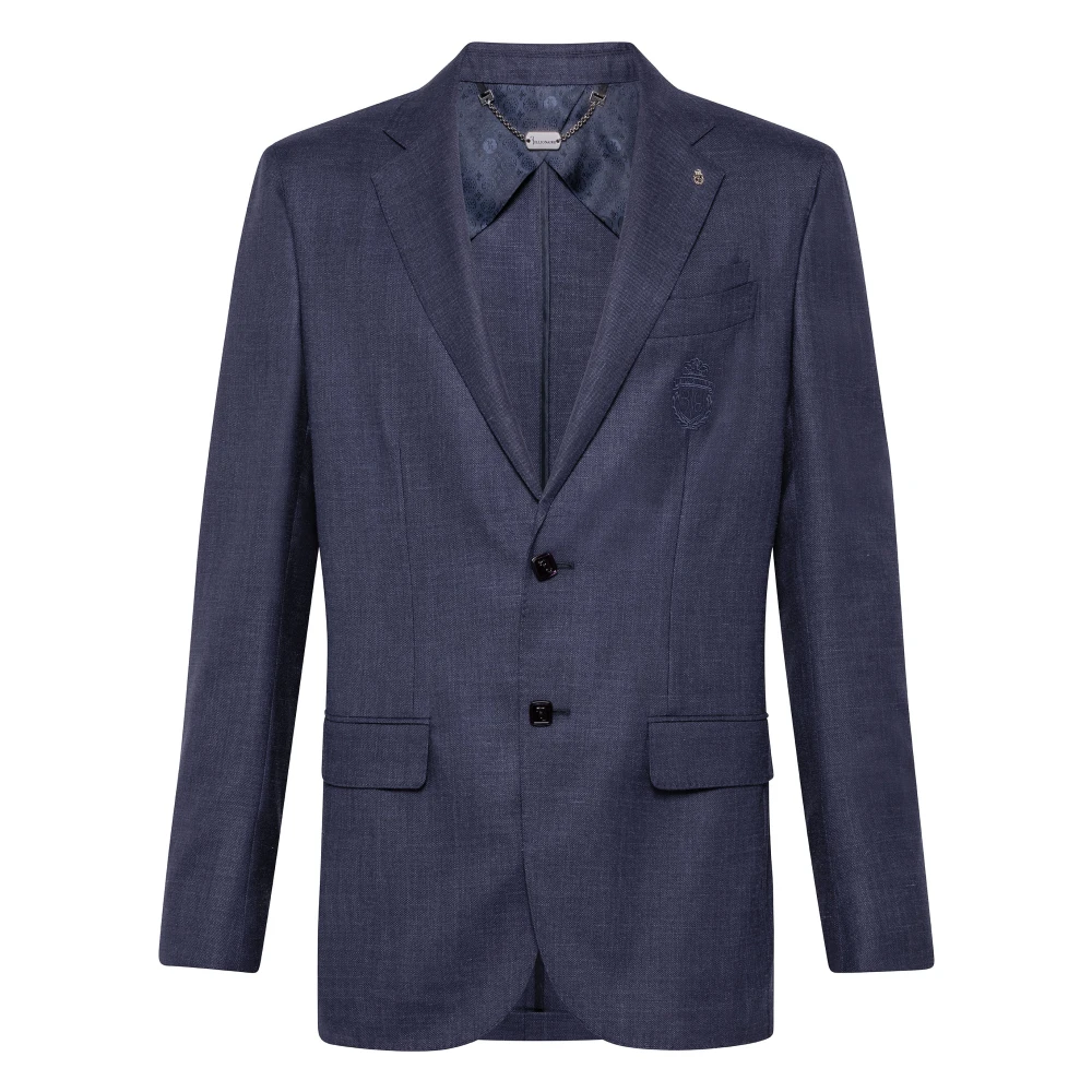 Billionaire Blå Blazer Crest