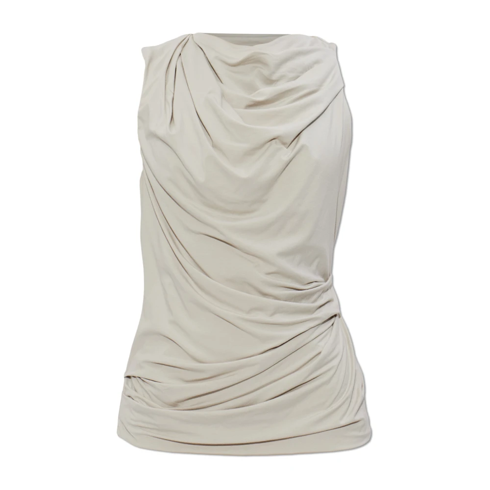 Entire Studios Donna Grigio Top, S, New,