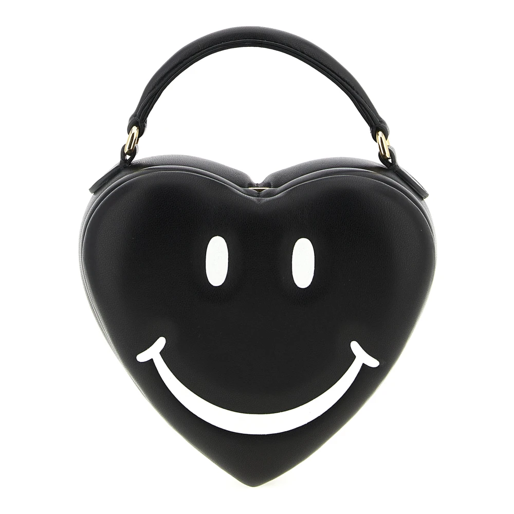 Moschino Women's Black Love Me Handbag - Handbags - One Size - Bags