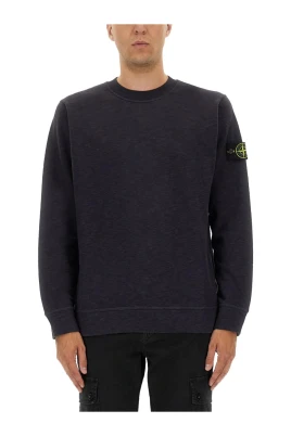 Crewneck Sweatshirt med signaturpatch