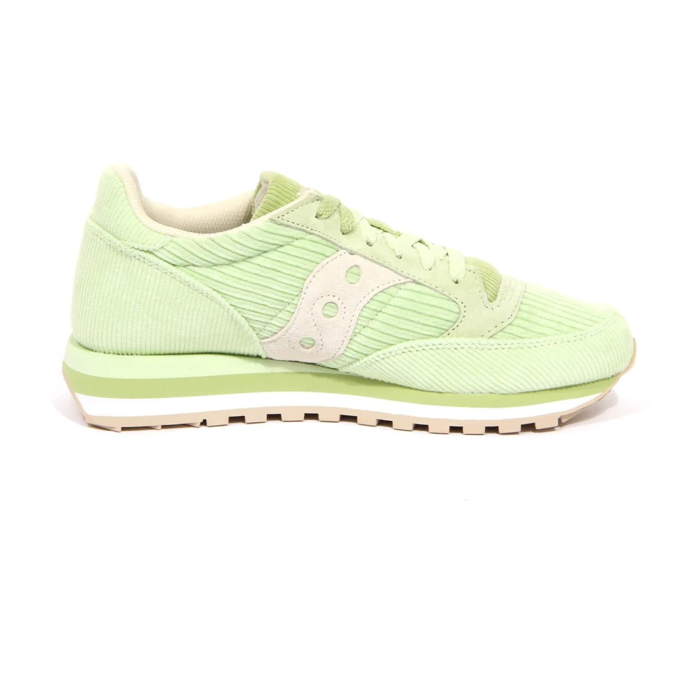 Saucony Women's Green Jazz Triple Velvet Shoes - Sneakers - 4 Uk - Shoes