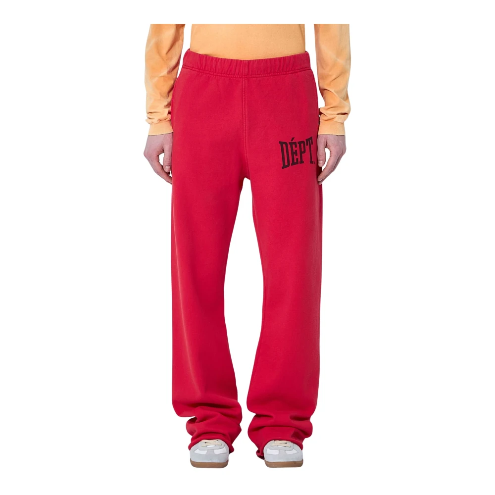 Gallery Dept. Men's Red Logo Motif Track Trousers - Sweatpants - L - Trousers