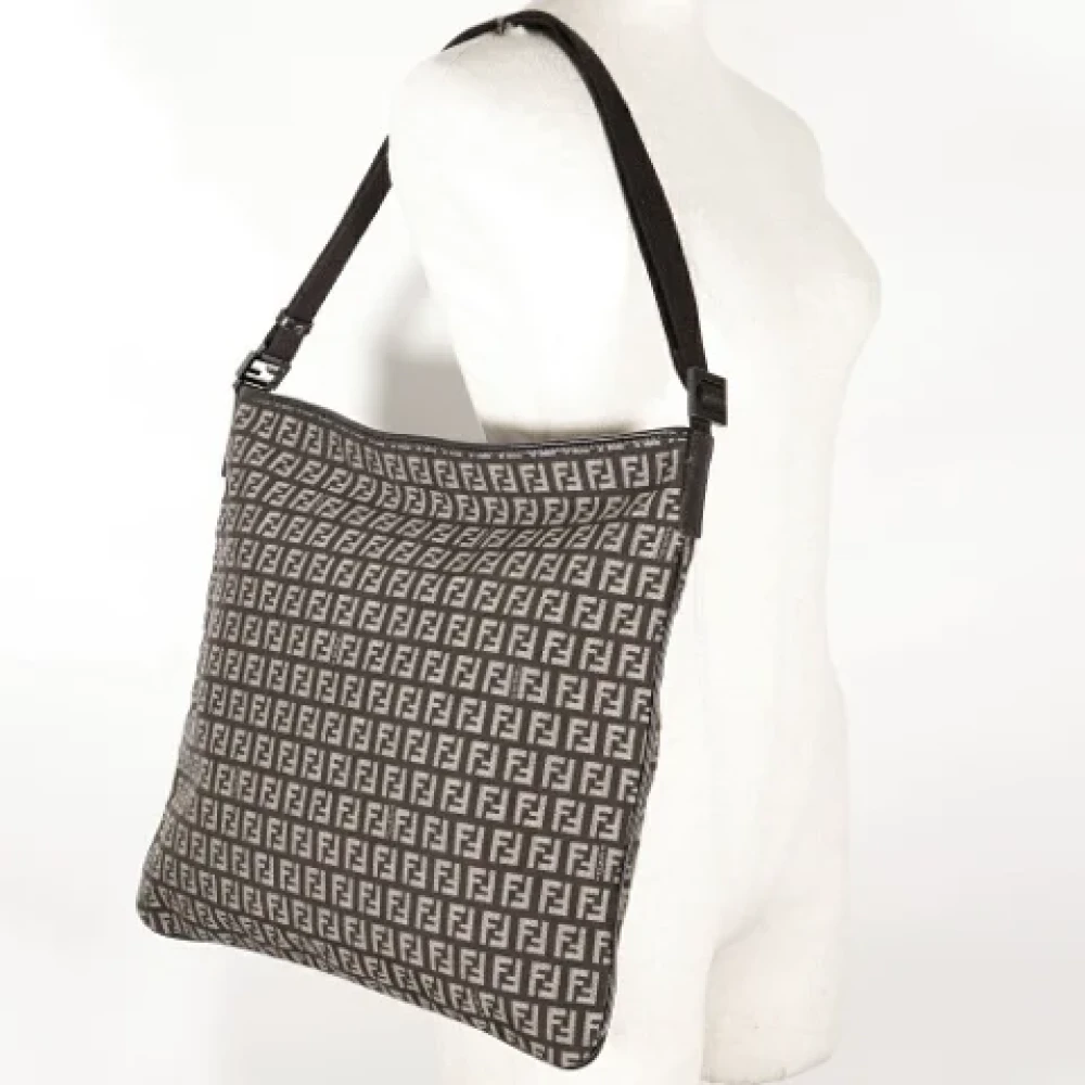 Fendi Vintage Pre-owned Fabric fendi-bags Gray Dames