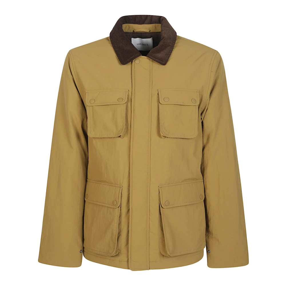 Les Deux Men's Brown Light Jackets - Light Jackets - S - Jackets