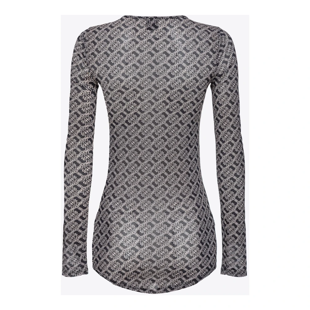 pinko Langemouwtrui met logo Multicolor Dames
