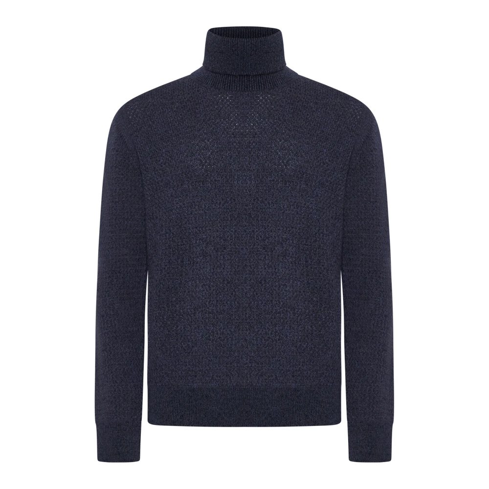 D4.0 , Turtlenecks, Male, Blue, M, 16083Da87g-7 Turtleneck Jumper