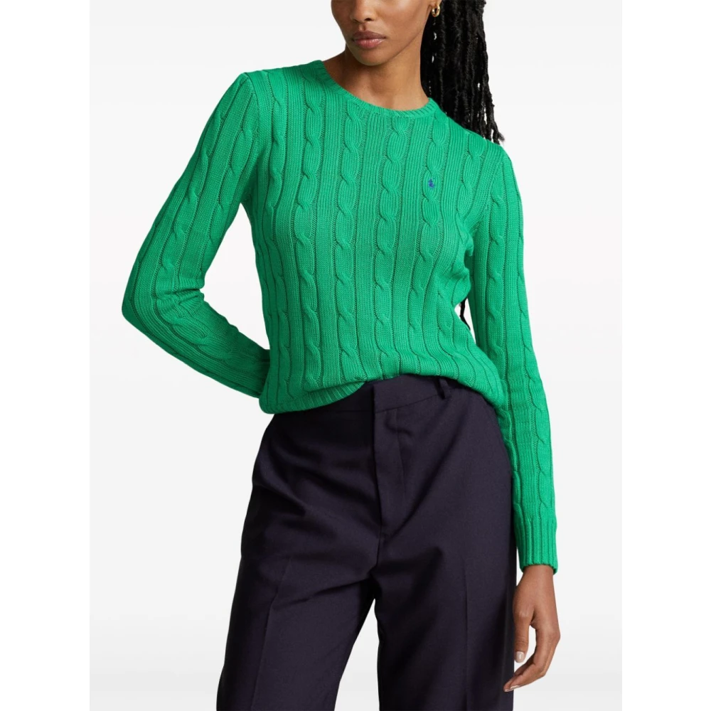 Ralph Lauren Rondgebreide trui Green Dames