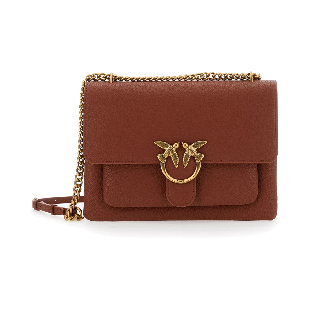 Pinko Zachte Beige Grote Tas Liefde Beige Dames