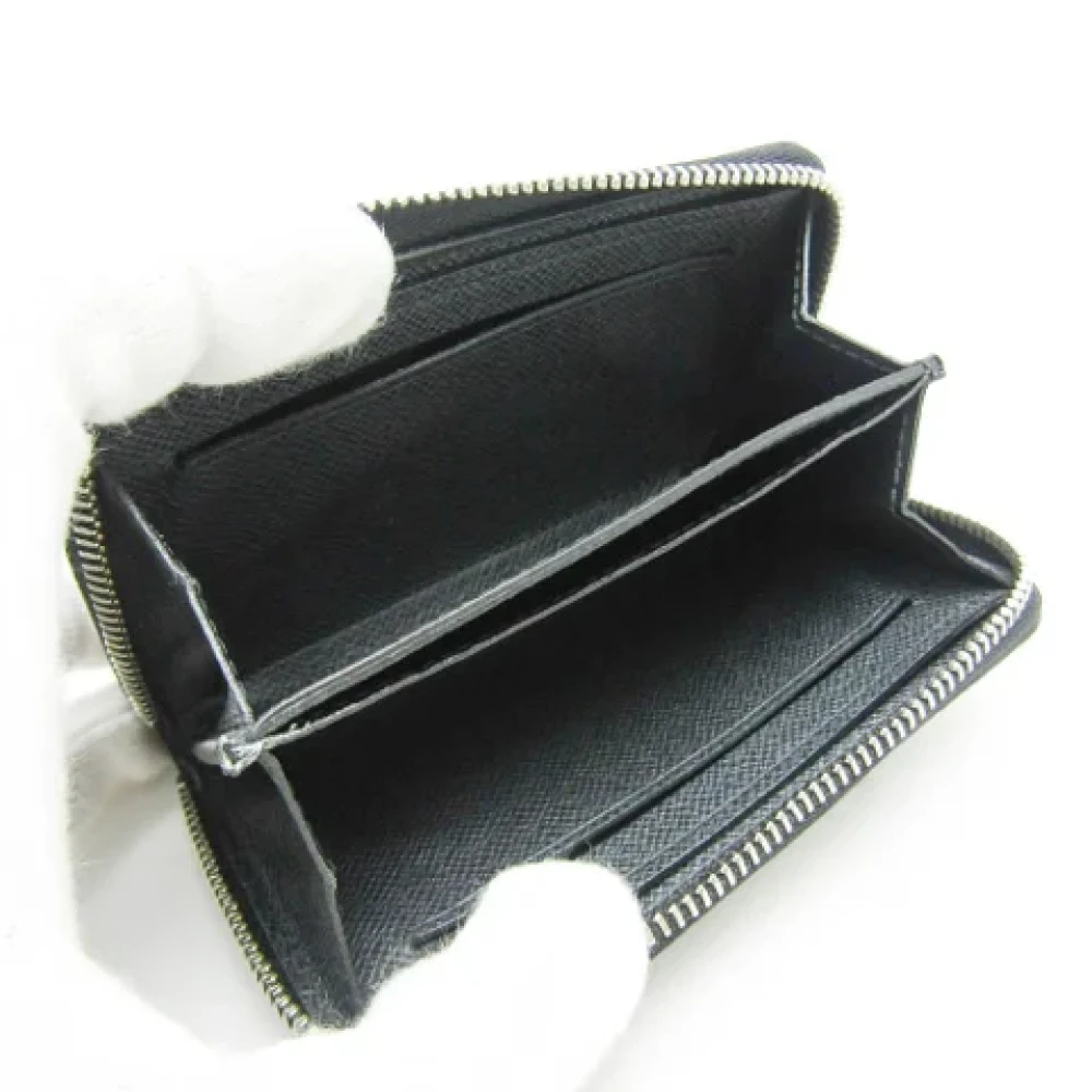 Louis Vuitton Vintage Pre-owned Leather wallets Black Dames