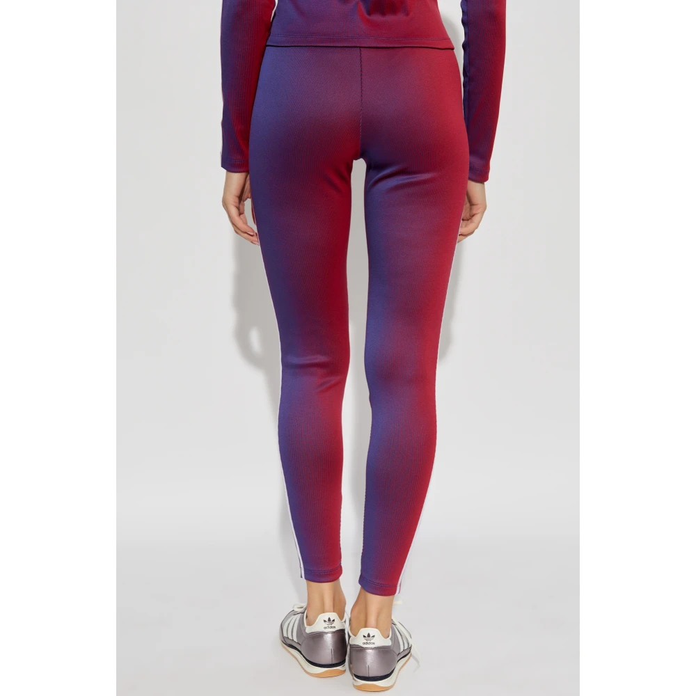 adidas Originals Leggings met bedrukt logo Multicolor Dames