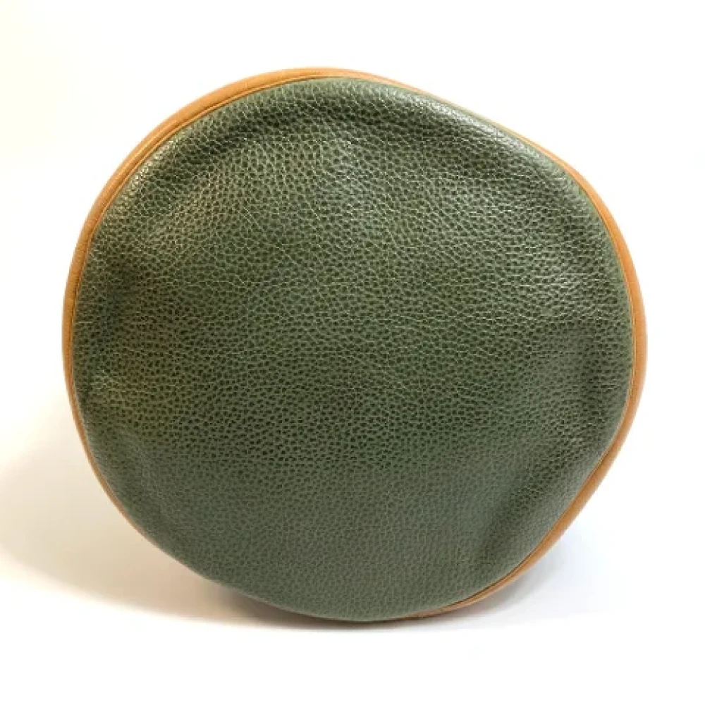 Dior Vintage Pre-owned Leather dior-bags Green Dames