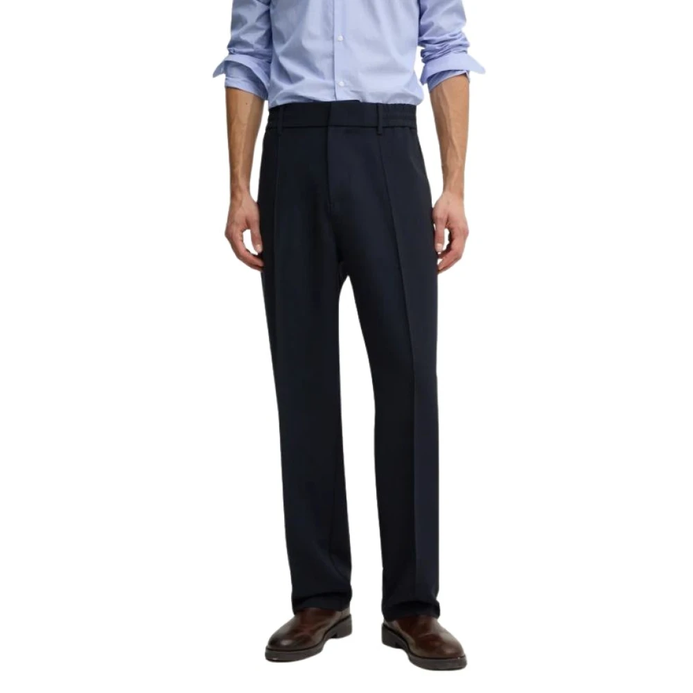 Emporio Armani Blauwe Jogger Broek Blue Heren