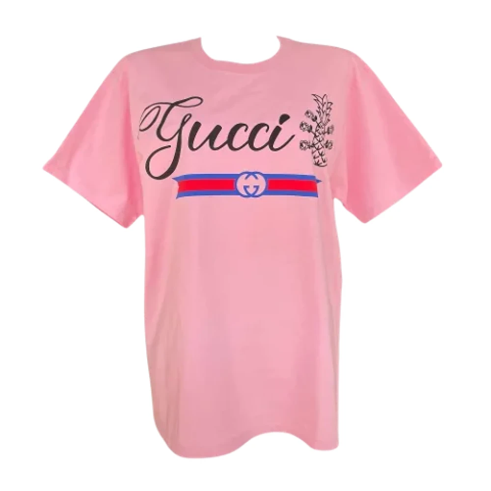 Gucci Vintage Pre-owned Fabric tops Pink Dames