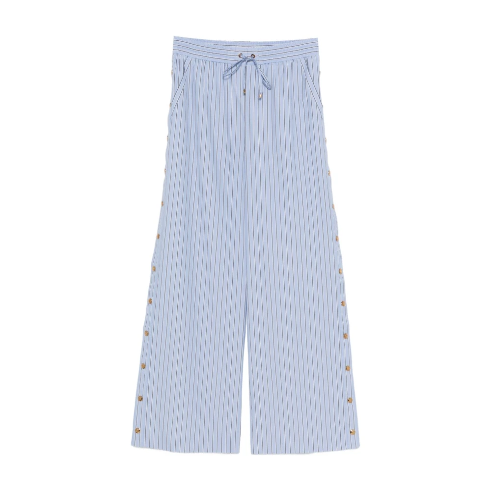 Zimmermann , Wide Trousers, Female, Blue, M, Wide Trousers