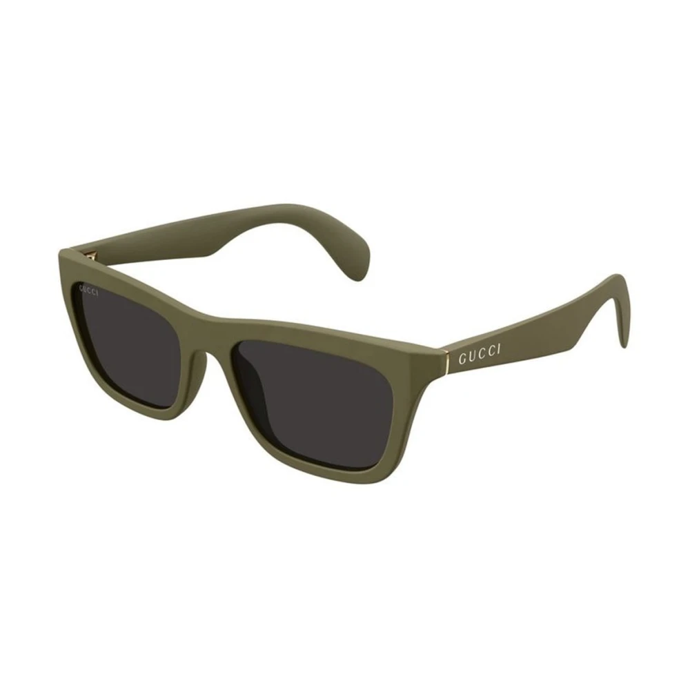 Gucci Men's Green Sunglasses, 53 Mm, Rectangular Frame Sunglasses