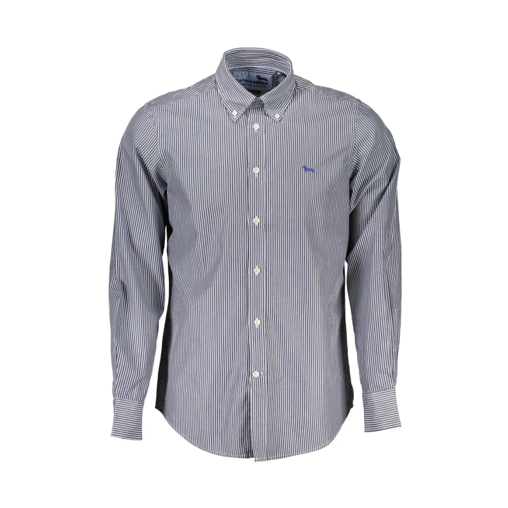 Harmont & Blaine Gestreept overhemd met lange mouwen Blue Heren