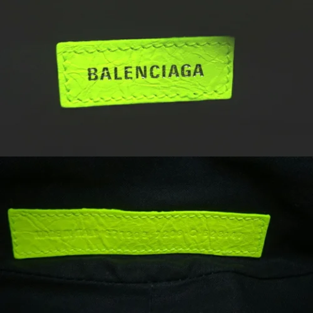 Balenciaga Vintage Pre-owned Leather shoulder-bags Green Dames