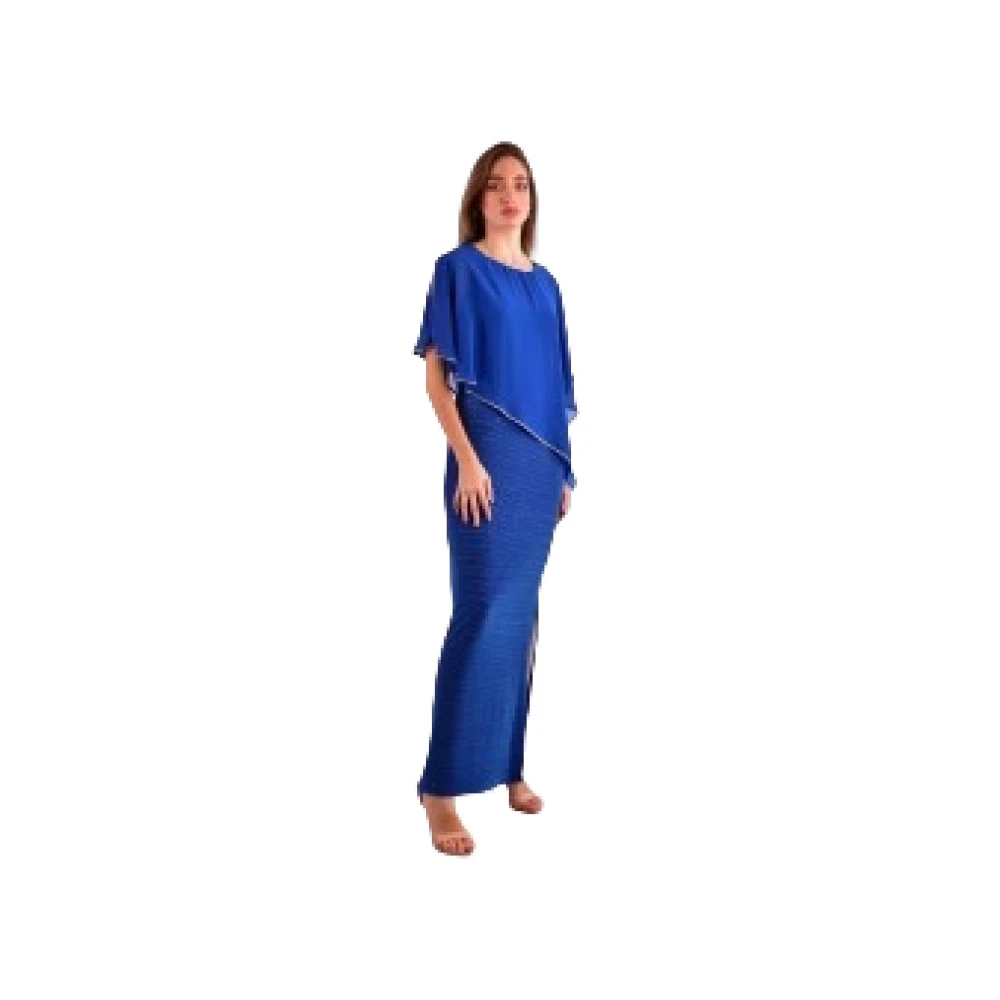 Frank Lyman Polyester Jurken Blue Dames