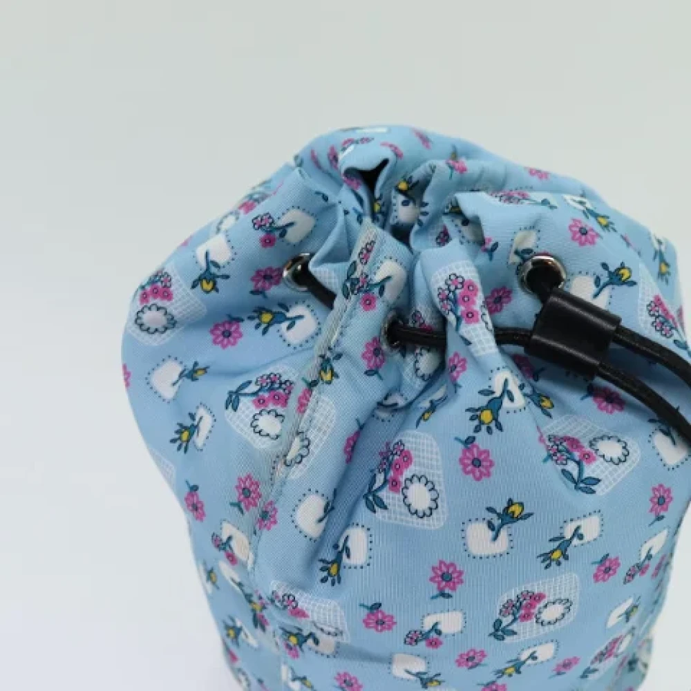 Miu Pre-owned Nylon pouches Blue Dames