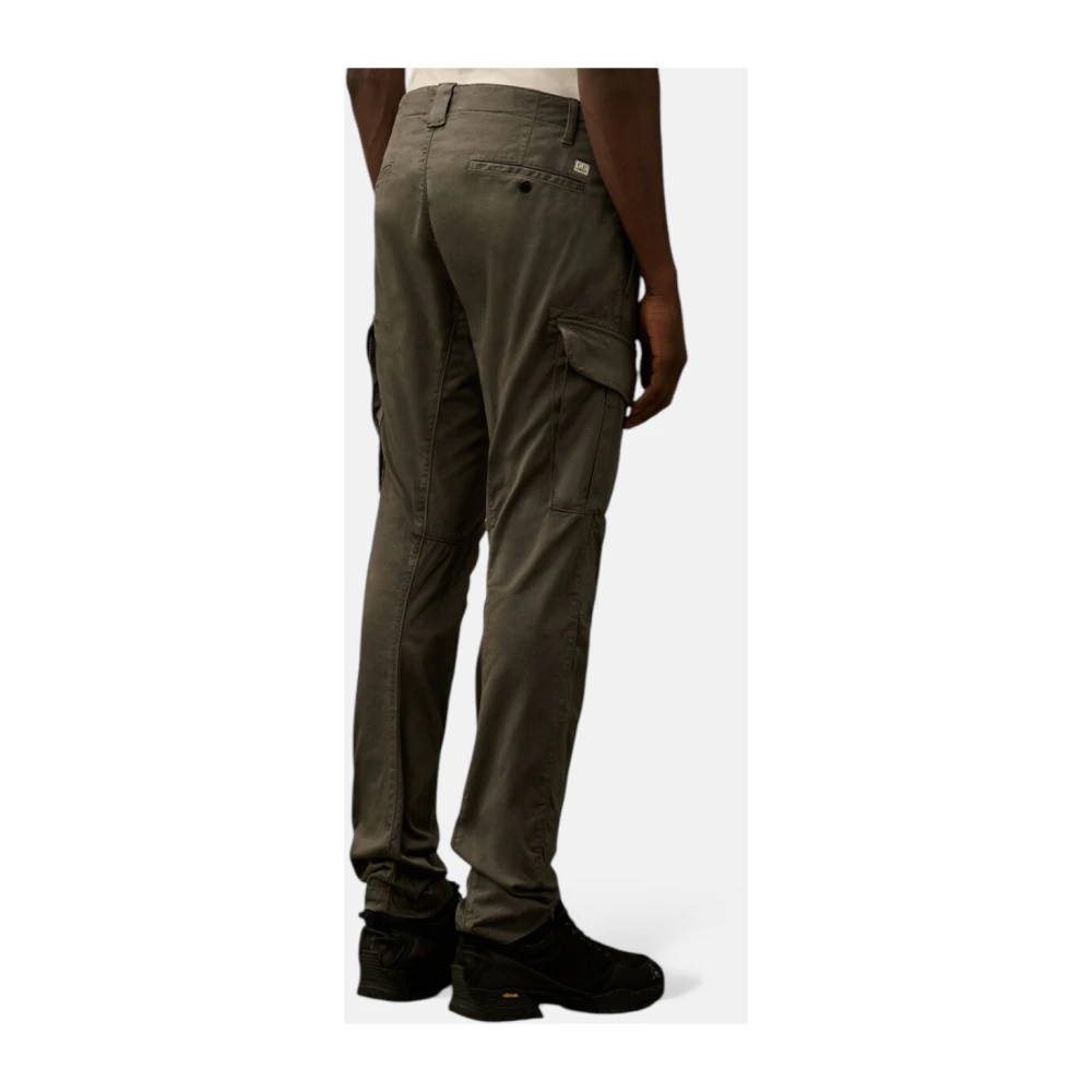 C.P. Company Cargo Broek Satijn Stretch Gerookte Parel Gray Heren