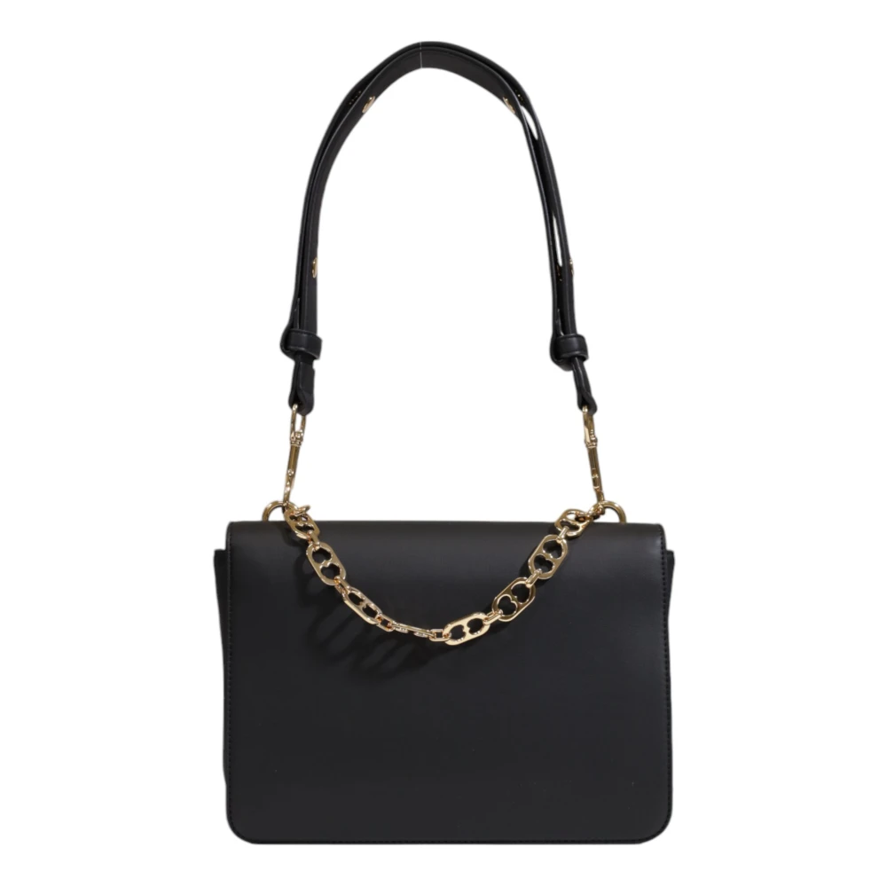 Love Moschino Zwarte Polyurethaan Magneet Tas Herfst Winter Black Dames