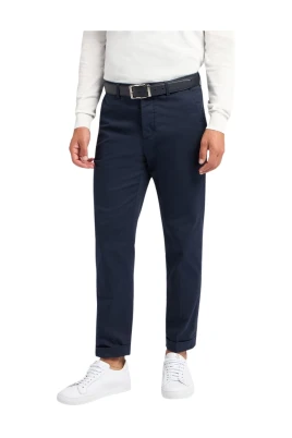 Slim Fit Double Twisted Cotton Chinos