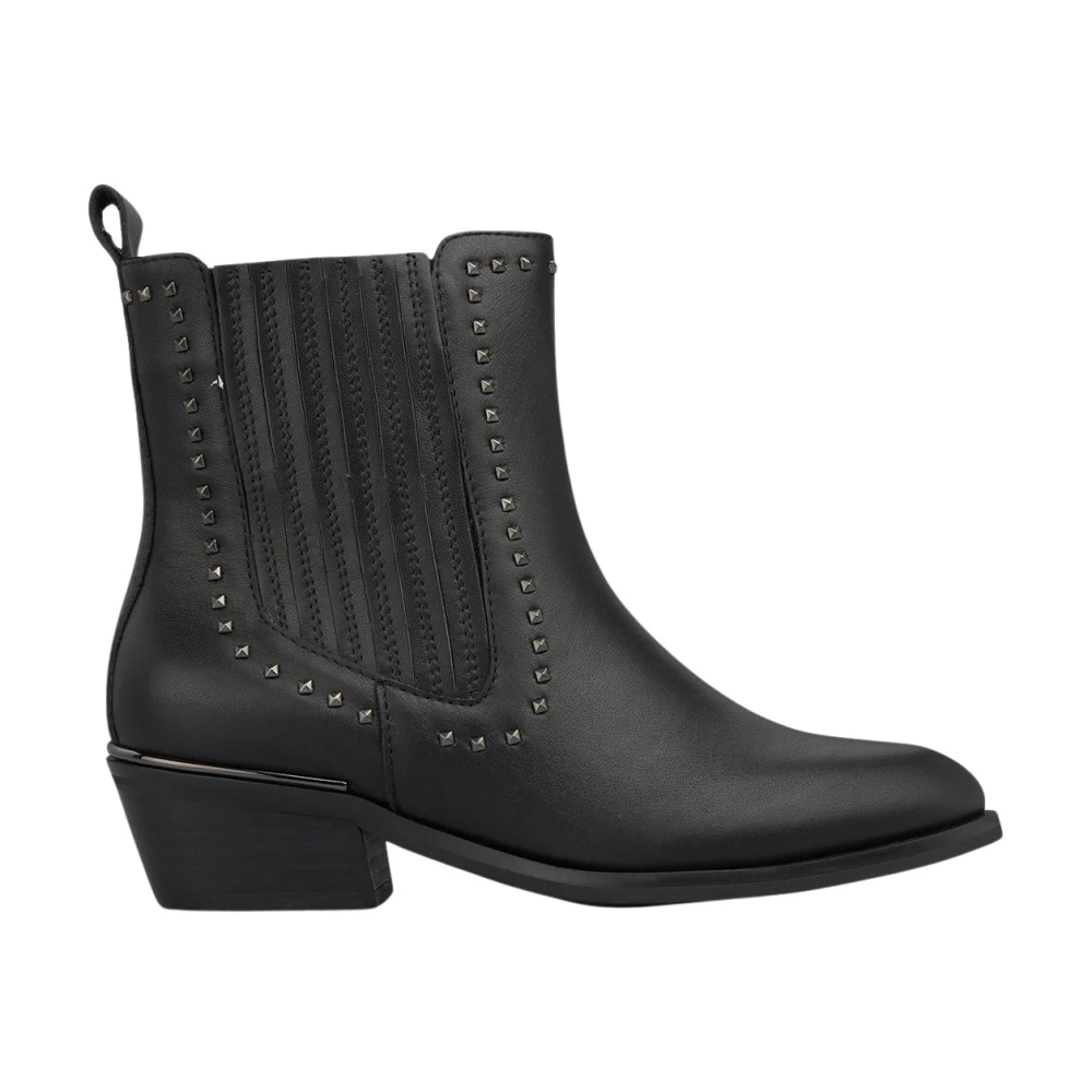 Alma En Pena Vrouw Zwart Platte Laars Met Details