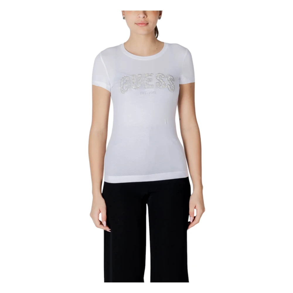 Guess - Tops > T-Shirts - White - Guess - Modalova