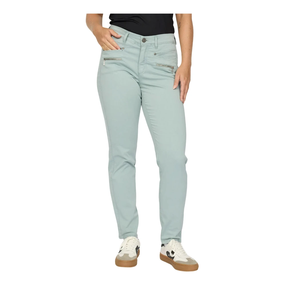 2-Biz Skinny jeans Super Stretch Green Dames