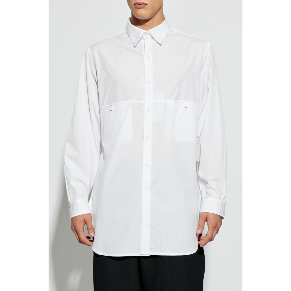 Y-3 Katoenen overhemd White Heren