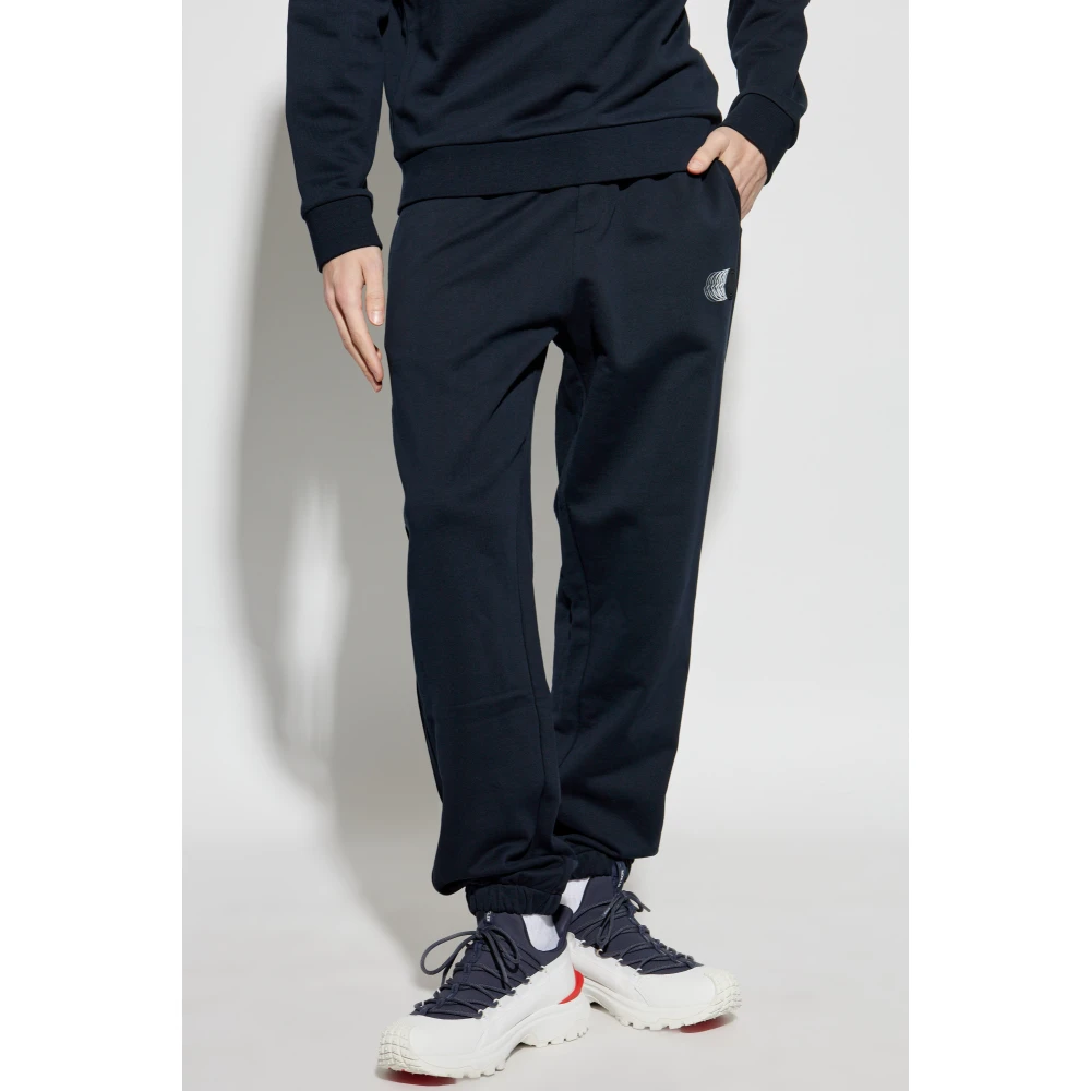 Moncler Sweatpants Blue Heren