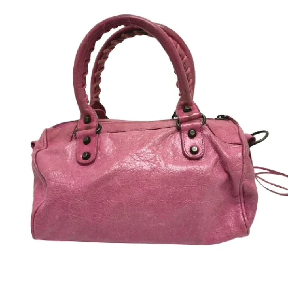 Balenciaga Vintage Pre-owned Leather balenciaga-bags Pink Dames