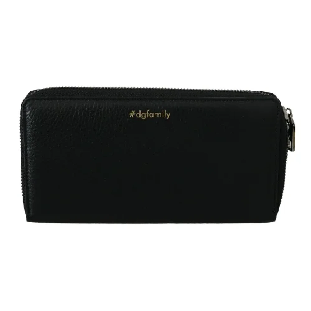 Dolce & Gabbana Pre-owned Leather wallets Black Dames