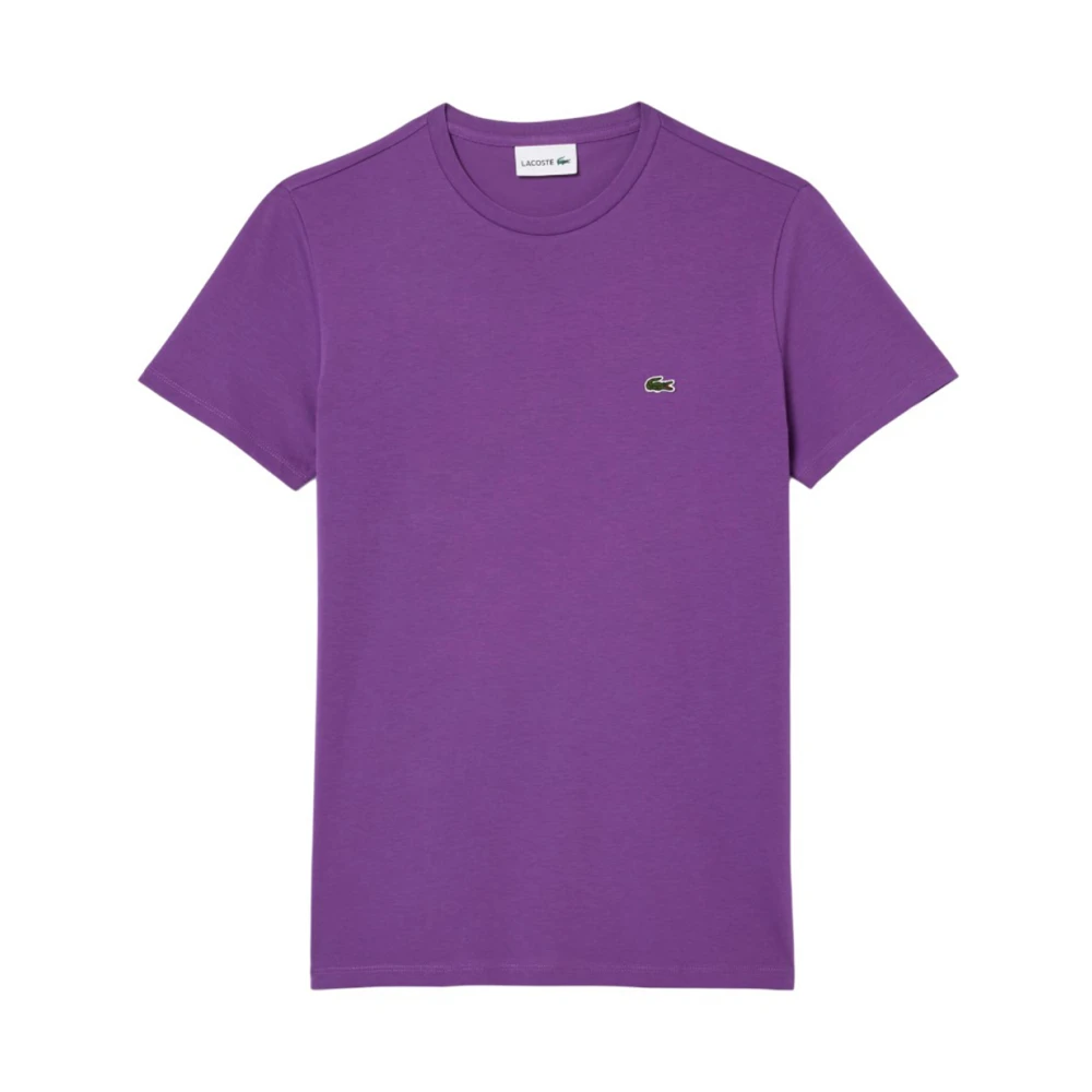 Lacoste Klassieke korte mouw T-shirt Purple Heren