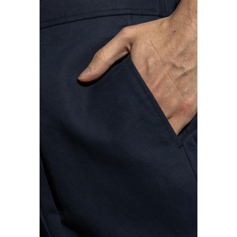 Brioni Geplooide broek Blue Heren