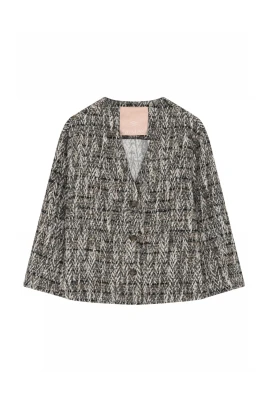 Chelina Jacket Blazer i Chateagray
