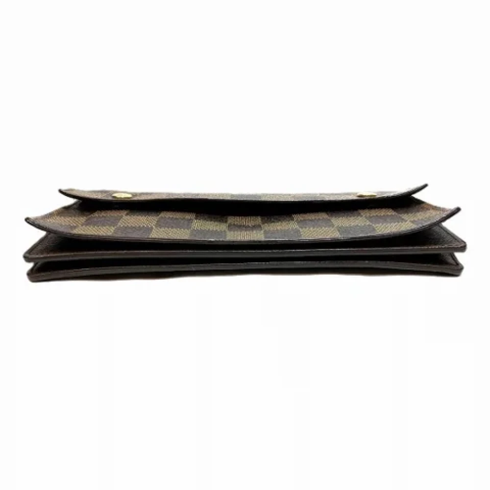 Louis Vuitton Vintage Pre-owned Canvas wallets Brown Dames