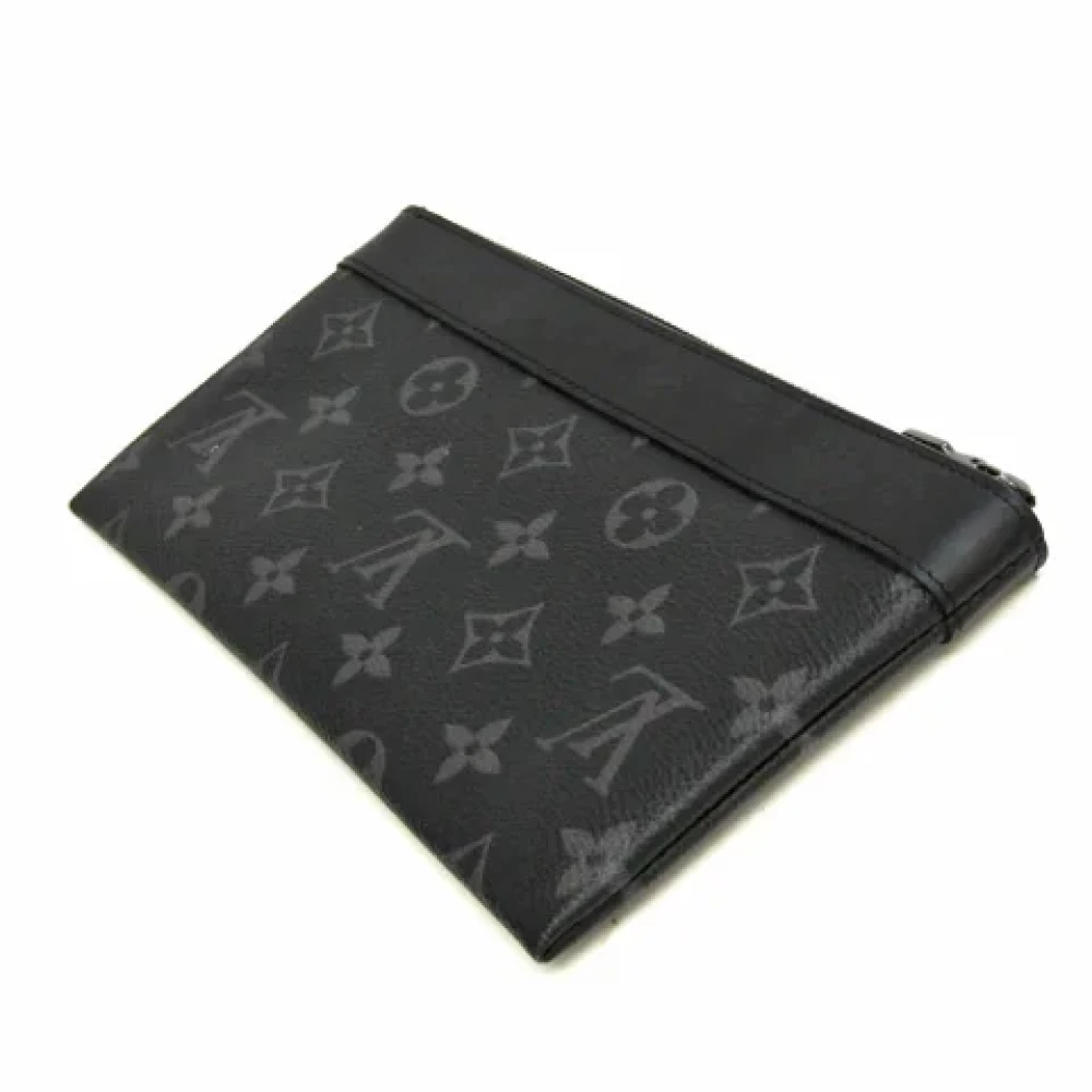 Louis Vuitton Vintage Pre-owned Fabric home-office Black Dames
