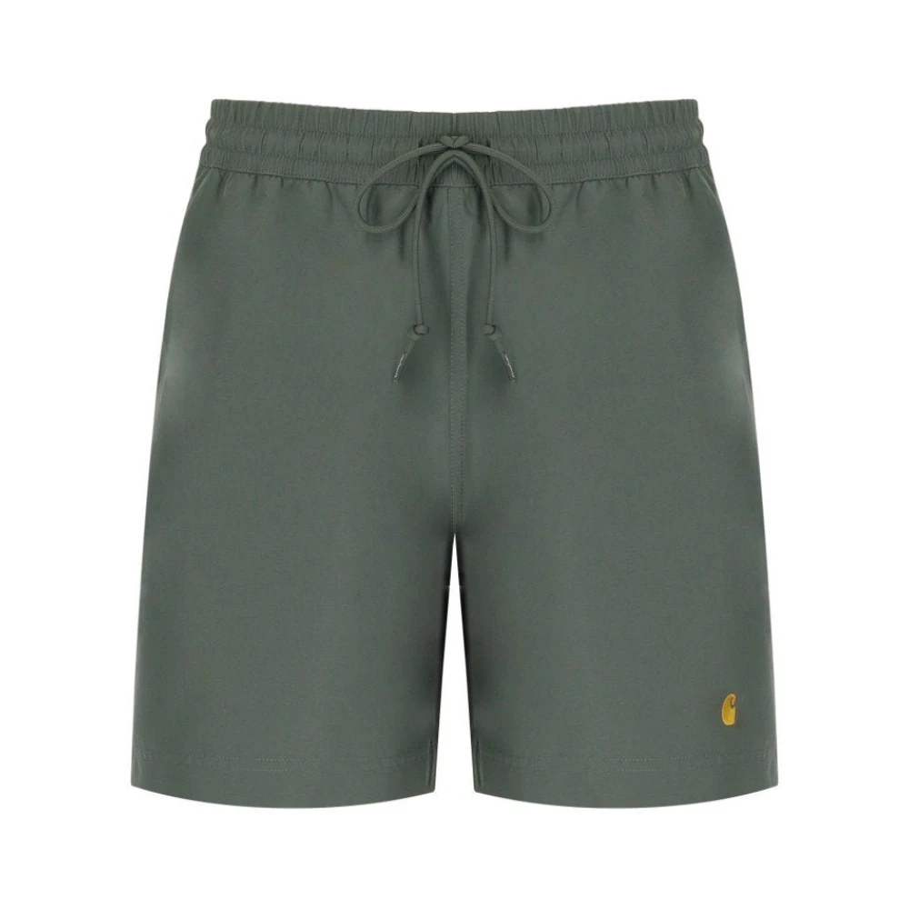 Carhartt Wip Men's Green Chase Swim Trunks - Beachwear - S - Swimwear
