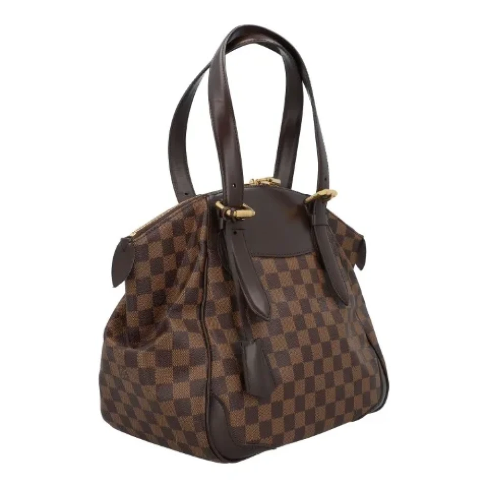 Louis Vuitton Vintage Pre-owned Leather shoulder-bags Brown Dames