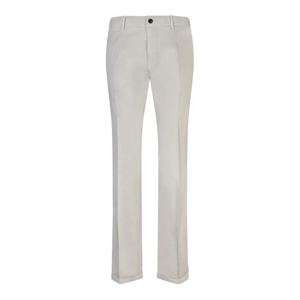 Incotex Grijze Broek Verhoog Stijl Verfijnde Look Gray Heren