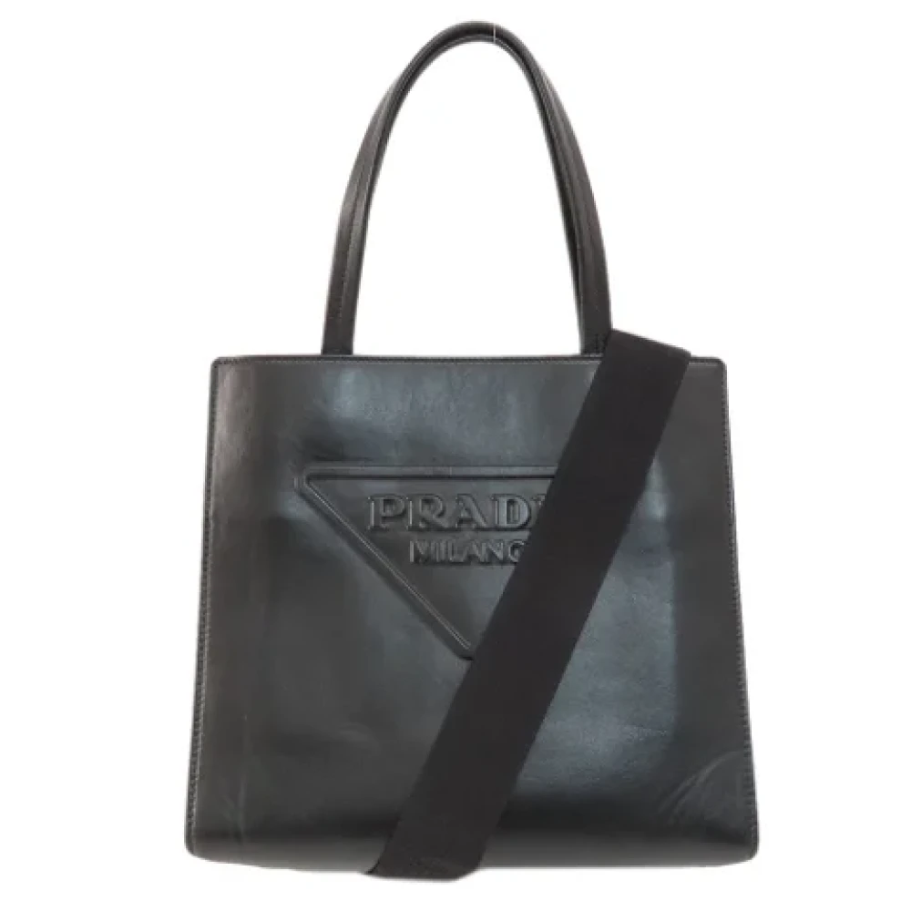 Prada Vintage Pre-owned Fabric prada-bags Black Dames