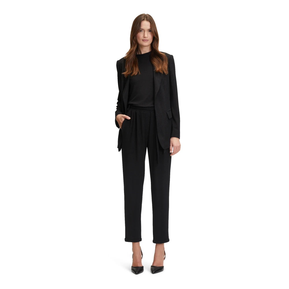 Betty & Co Stijlvolle Blazer met Zakken Black Dames