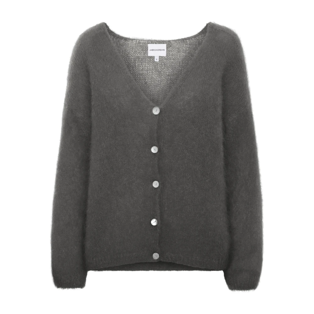 American Dreams Batik-geïnspireerde Cornelia Cardigan in Antraciet Grijs Gray Dames