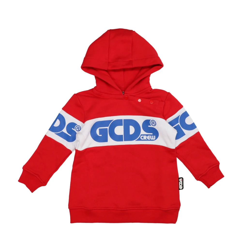 Gcds Röd Hoodie Klänning Red, Pojke